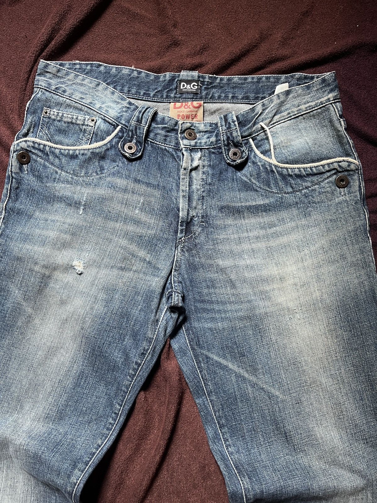 Dolce & Gabbana 1990s Dolce Gabbana Power Jeans Size US 32 / EU 48 - 4 Thumbnail