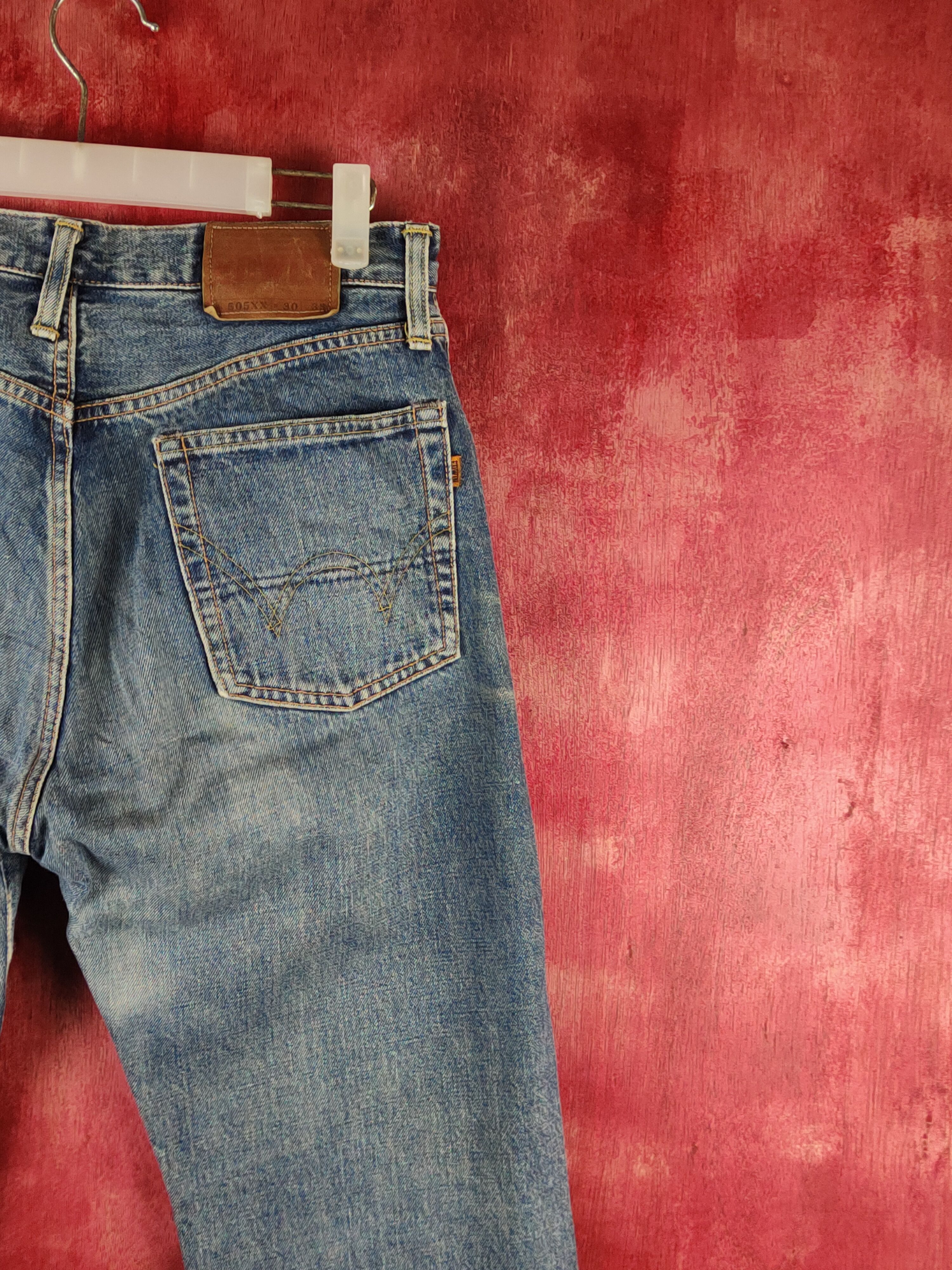 Edwin Edwin Blue Faded Distressed Ripped Jeans #S2330 Size US 30 / EU 46 - 12 Thumbnail