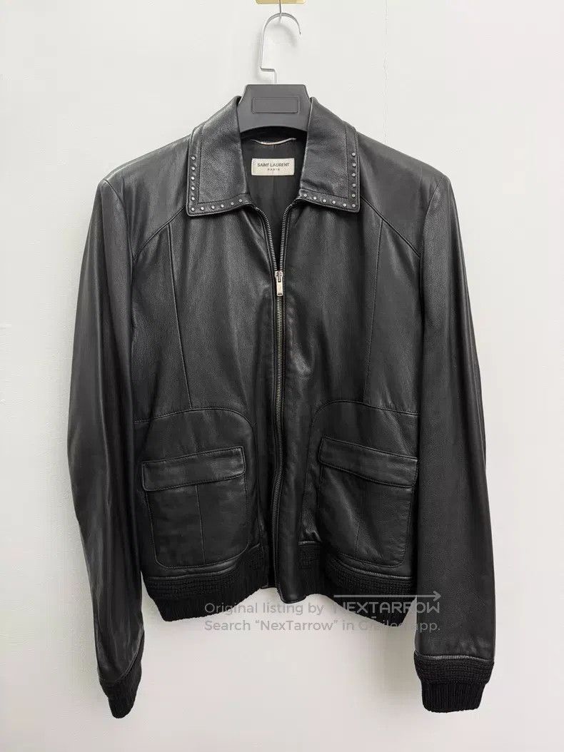 Saint Laurent Paris Saint Laurent Paris Studded Sheepskin Jacket i Size US M / EU 48-50 / 2 - 1 Thumbnail