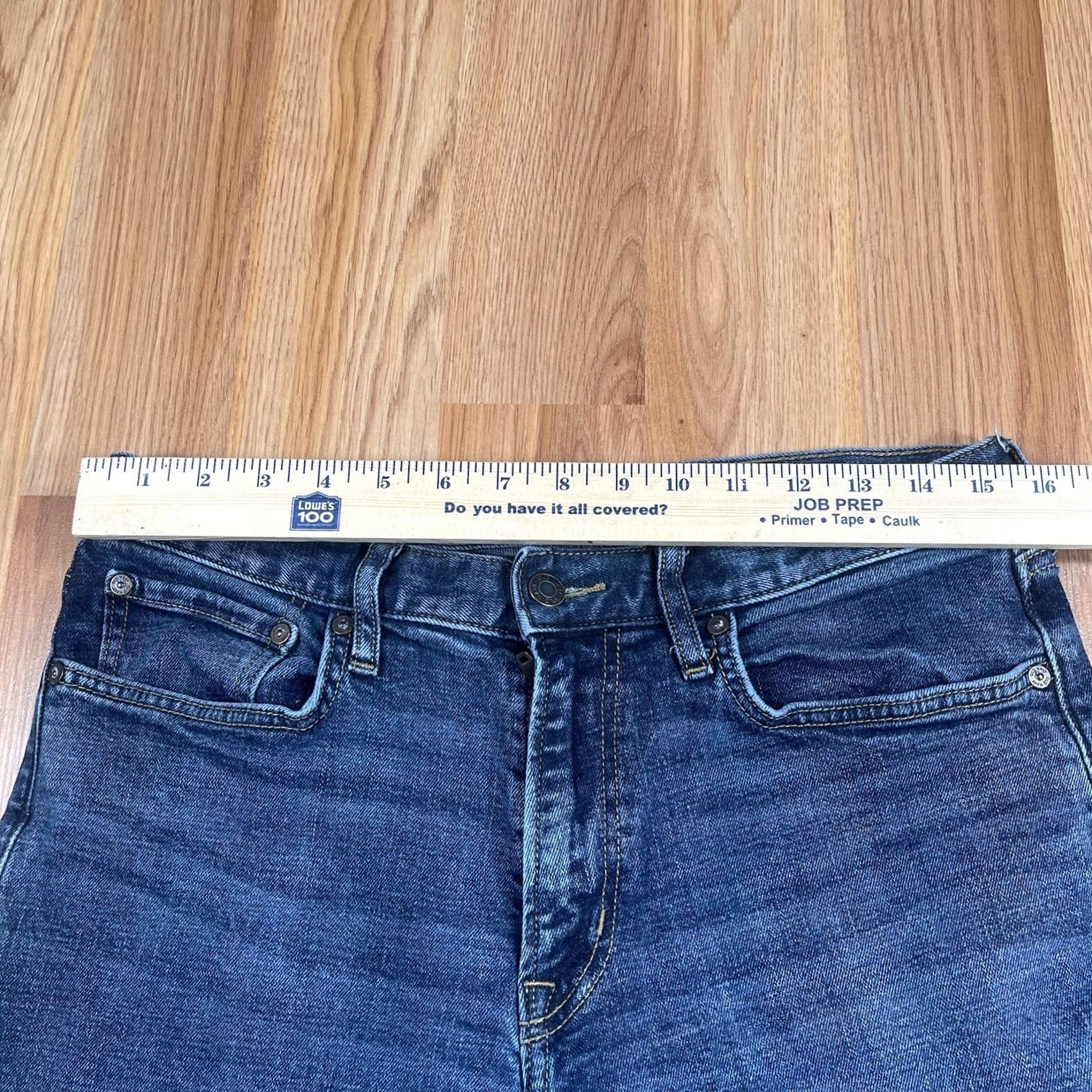 Old Navy Old Navy Jeans Mens 32Wx34L Loose Straight Leg Cotton Blend Denim Blue Jeans Mens Regular 32 Blue Straight 5-Pocket Denim Size US 32 / EU 48 - 3 Thumbnail