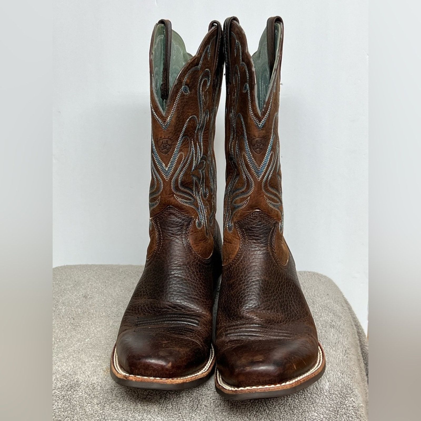 Ariat ARIAT Womens Legend Western Cowboy Boot Size 9.5B Brown NICE Size US 9.5 / IT 39.5 - 6 Thumbnail
