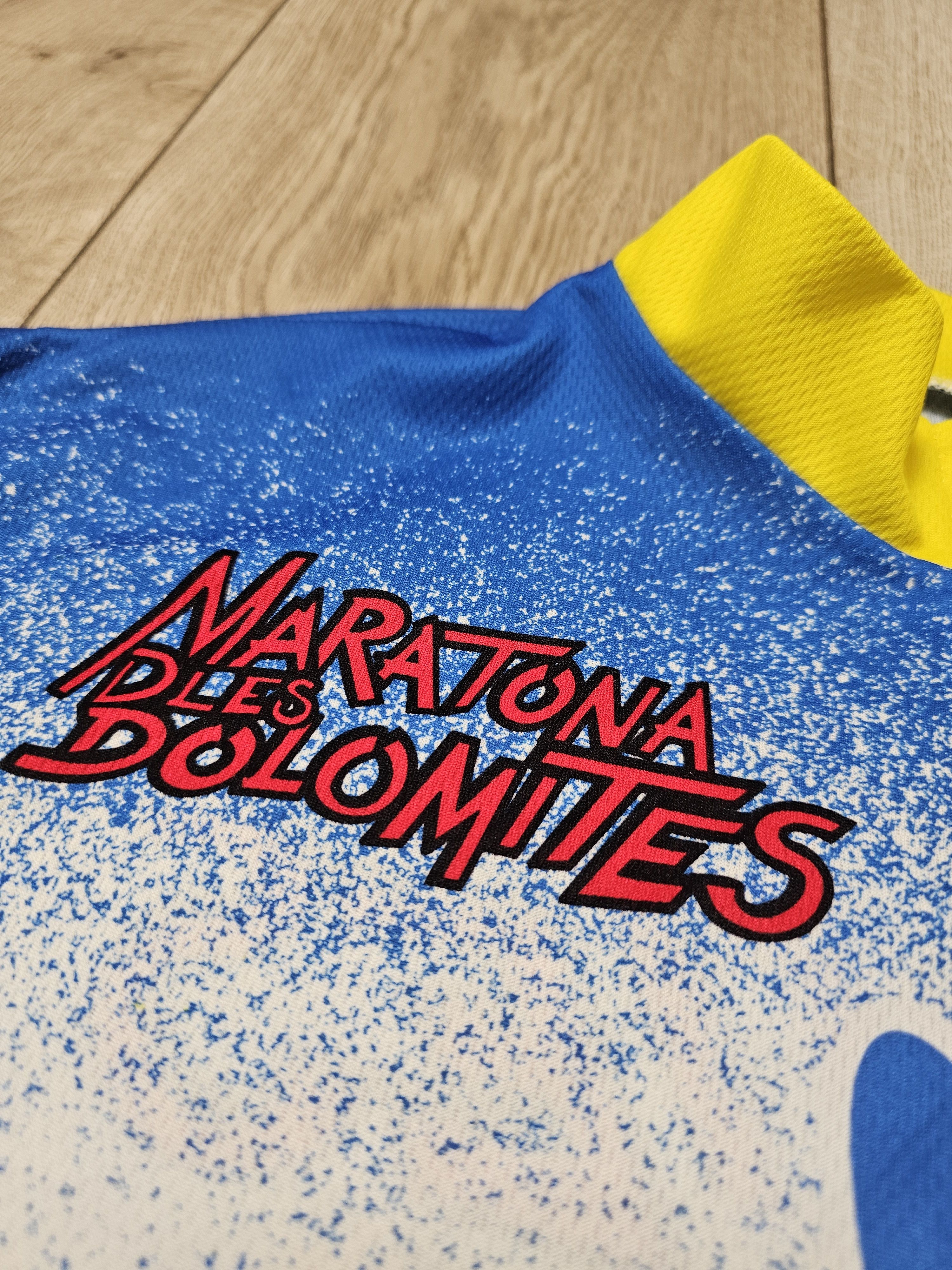 All Sport × Vintage BIEMME CYCLING JERSEY VINTAGE 90s MARATONA DLES DOLOMITES Size US XL / EU 56 / 4 - 5 Thumbnail