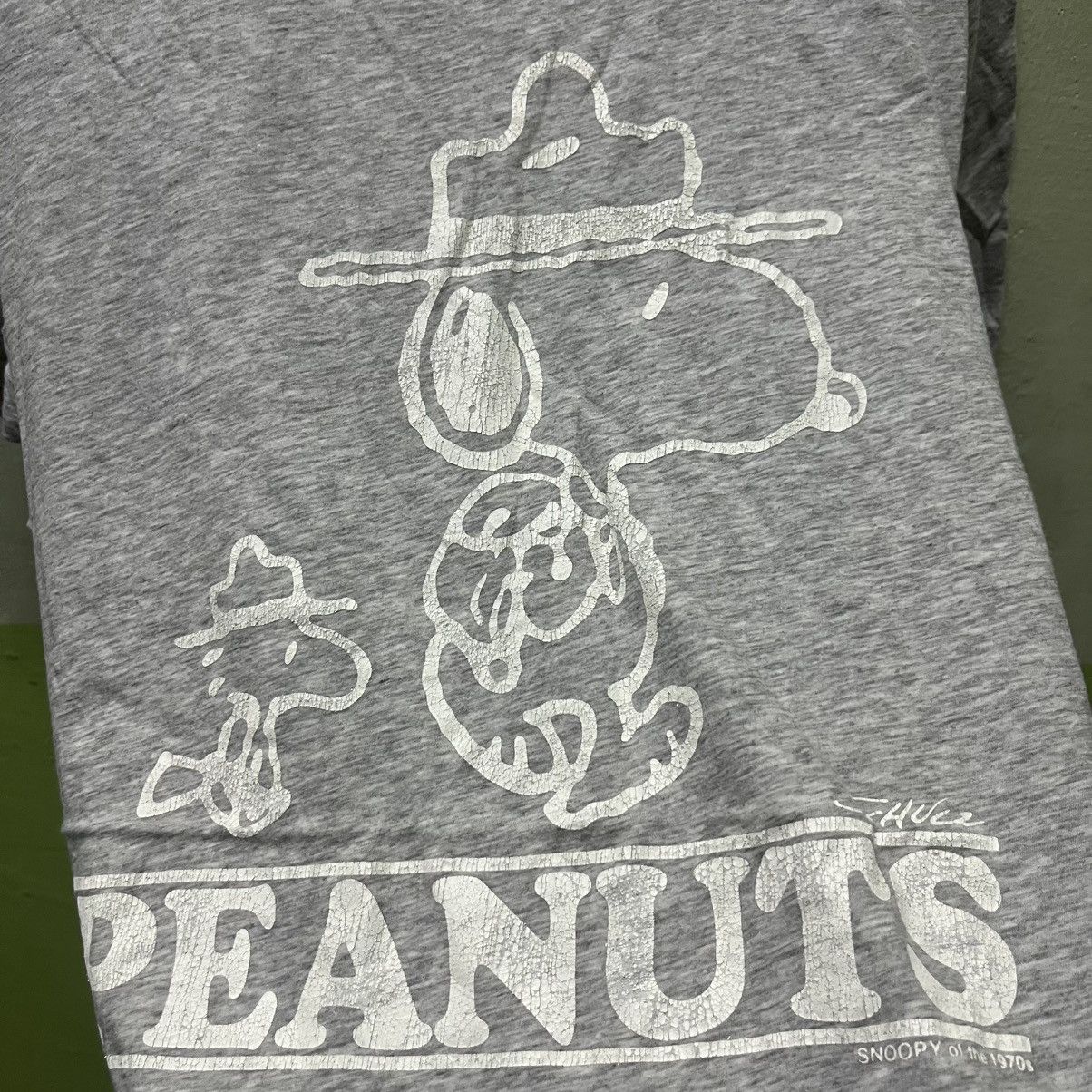 Peanuts Rare Vintage Peanuts Snoopy Cartoon Tees Size US XS / EU 42 / 0 - 4 Thumbnail