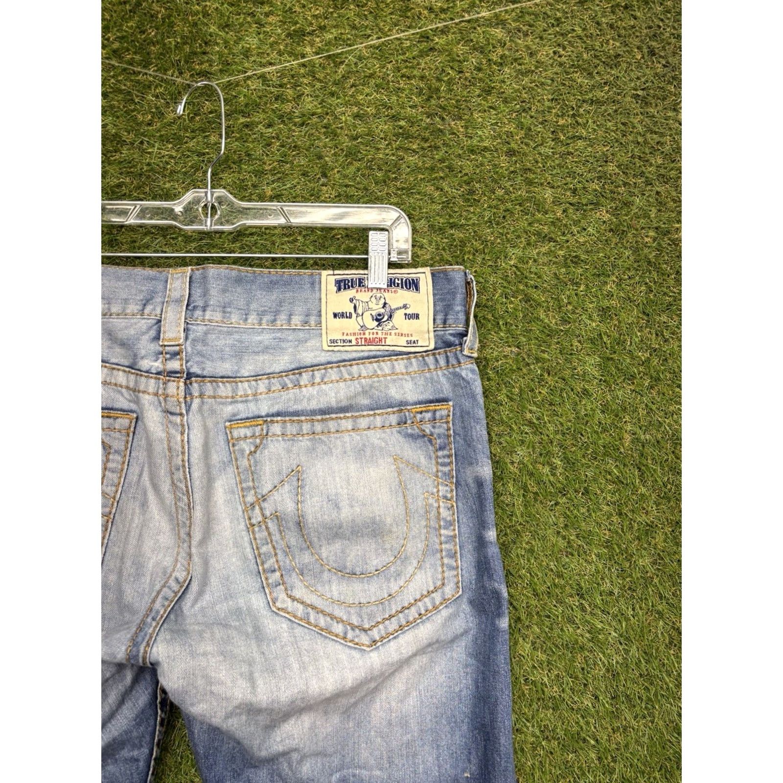 True Religion True Religion Jeans Mens 36 Regular Straight Leg Medium Wash 5-Pocket Denim Button Zip 90s USA Size US 36 / EU 52 - 7 Thumbnail