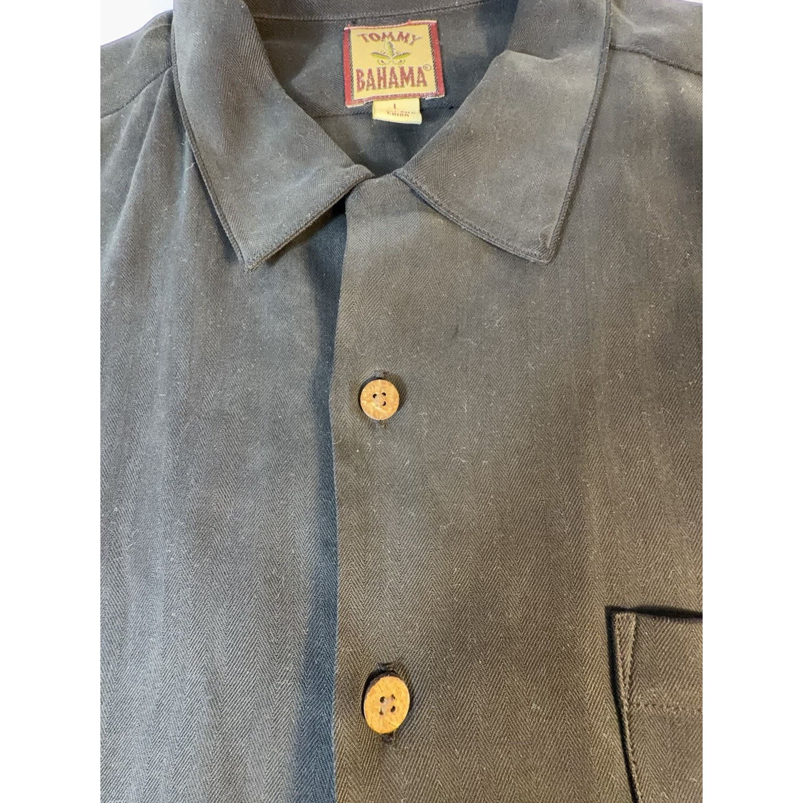 Tommy Bahama Tommy Bahama Silk Shirt Island Graphic Camp Button Up L Size US L / EU 52-54 / 3 - 4 Thumbnail