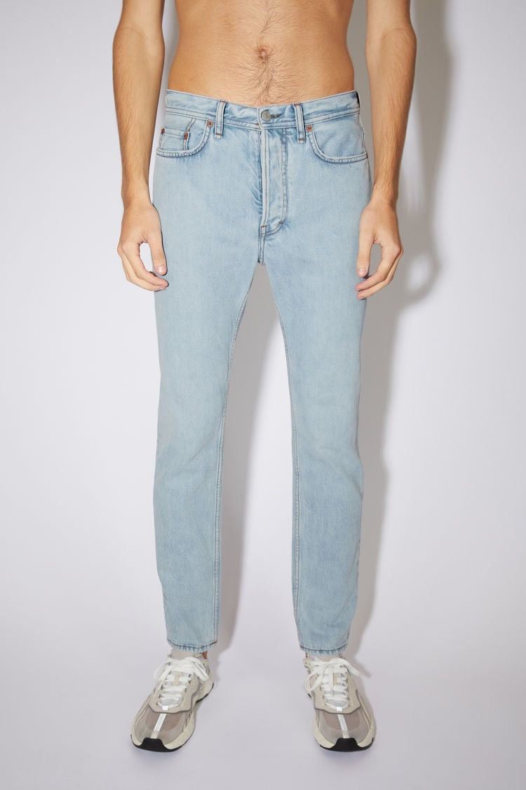 Acne Studios River Slim Fit Jeans Light Blue Size US 31 - 1 Thumbnail