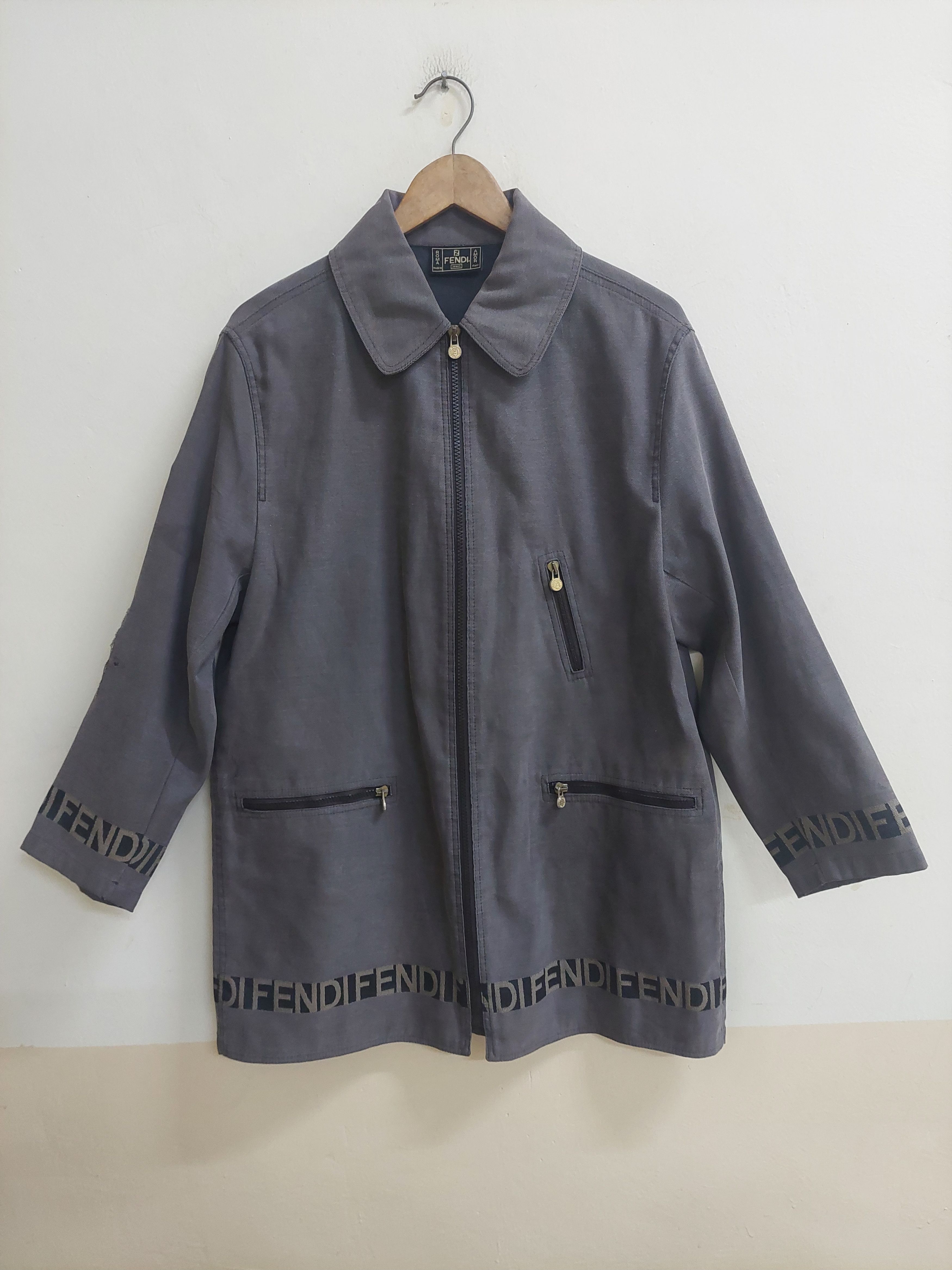 Fendi Vintage Fendi Roma Mid Lenght Jacket Size US M / EU 48-50 / 2 - 2 Thumbnail