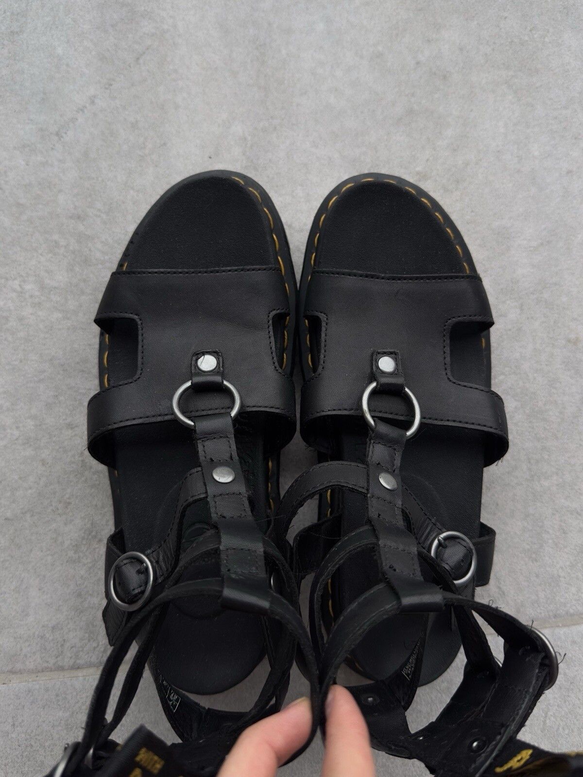 Dr. Martens Dr. Martens Womens Adaira Sandals Gladiator Chunky Platform Size US 11 / IT 41 - 8 Thumbnail