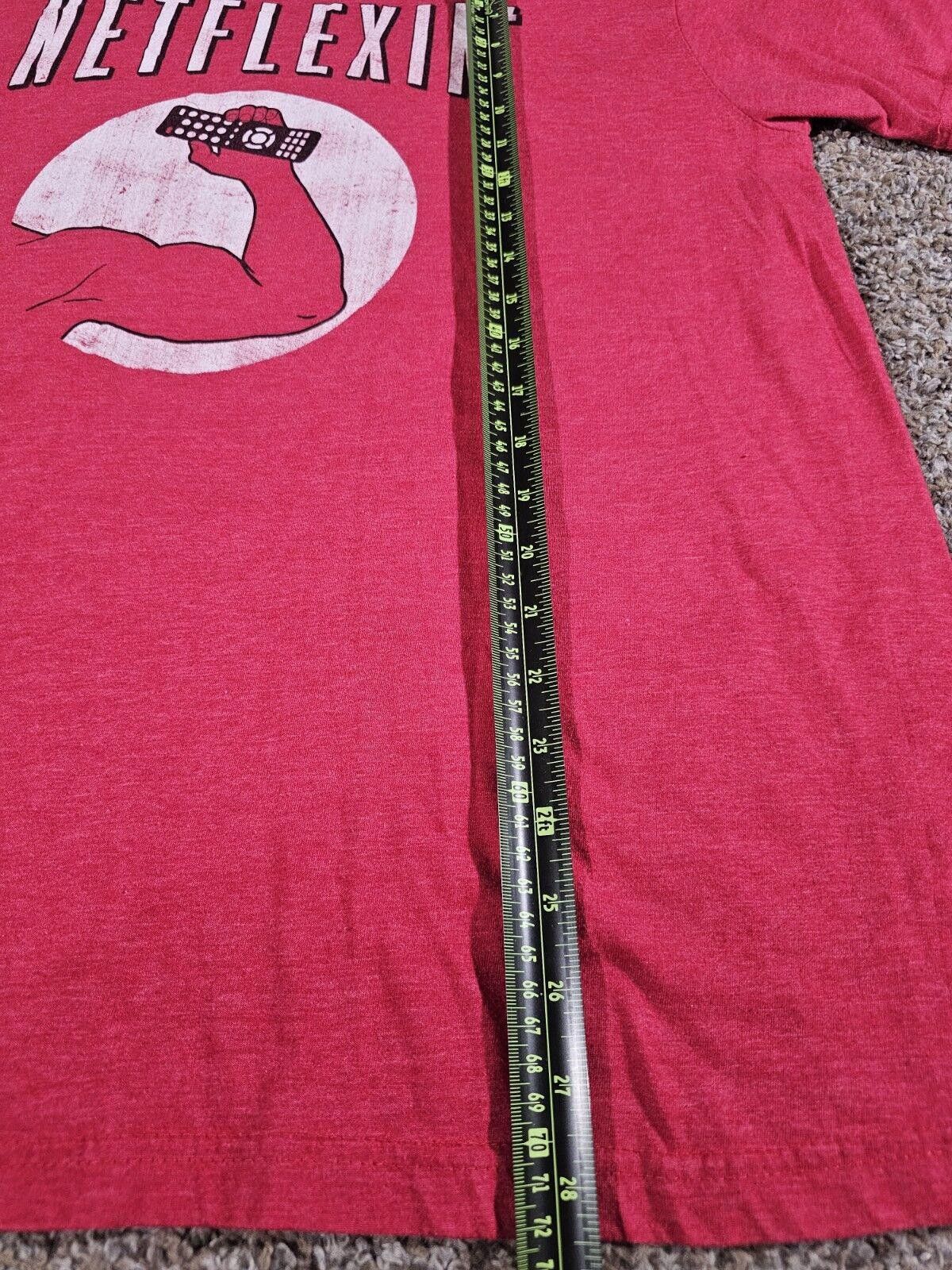 Designer netflexin tee luv large red t-shirt Size US L / EU 52-54 / 3 - 5 Thumbnail