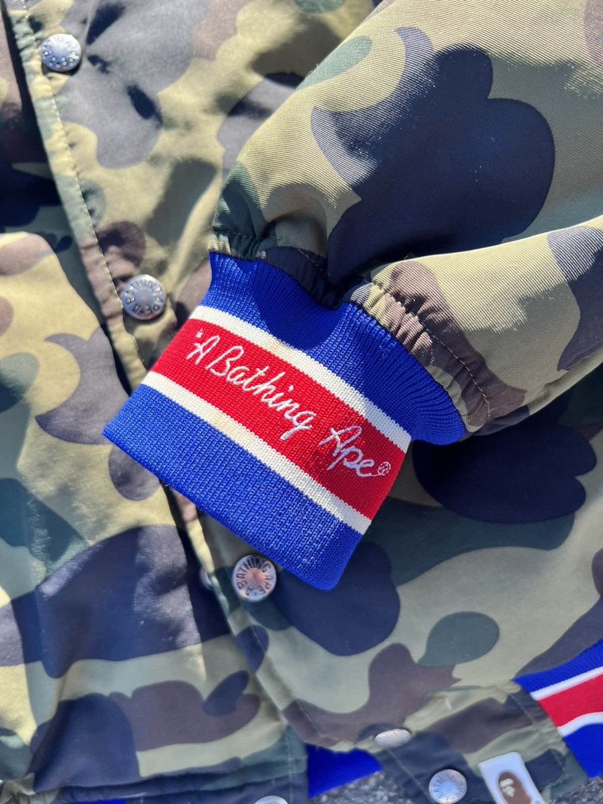 Bape BAPE 1st Camo Varsity Jacket Size US L / EU 52-54 / 3 - 4 Thumbnail