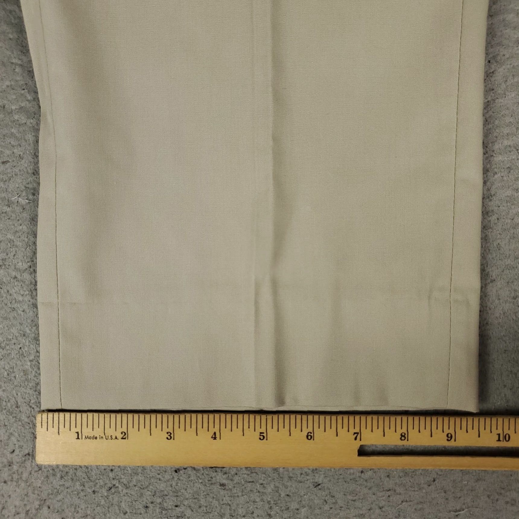 Brooks Brothers Brooks Brothers Pants Mens 40x33 Beige Stretch Flat Front Dress Relaxed Straight Pants Regular Beige Classic American Preppy Mens Size US 40 / EU 56 - 6 Thumbnail