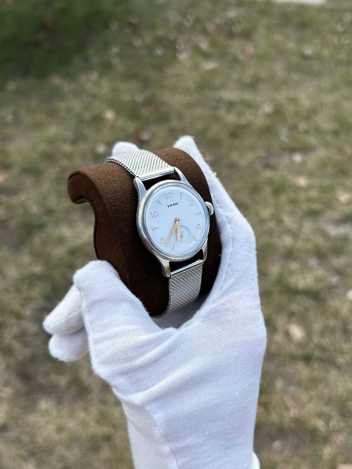Vintage Vintage Watch Uran USSR Soviet Mechanical Retro 1970s Size ONE SIZE - 17 Thumbnail