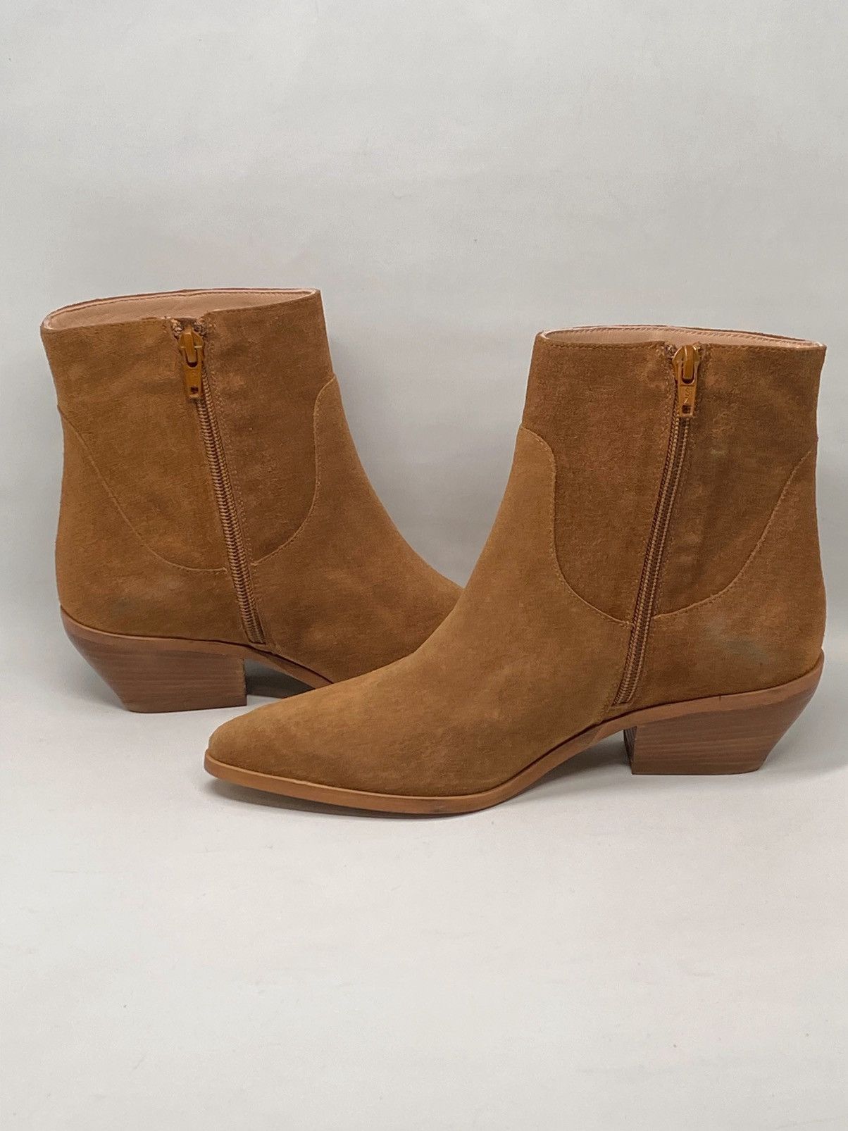 Bruno Magli BRUNO MAGLI Fabiana Suede Ankle Boots size 37 Size US 7 / IT 37 - 5 Thumbnail