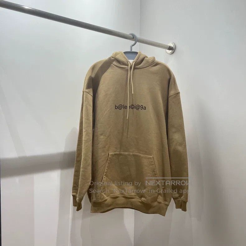 Balenciaga Balenciaga Slogan Letter Hooded Sweatshirt Size US S / EU 44-46 / 1 - 1 Thumbnail