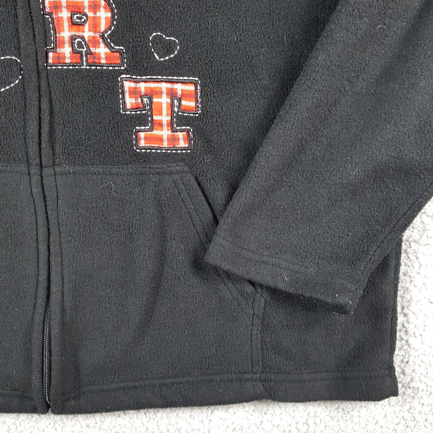 Vintage Betty Boop Flirt Black Fleece Hooded Y2K Women's XL Sweatshirt Cartoon Zip Up Hoodie Size XL / US 12-14 / IT 48-50 - 4 Thumbnail