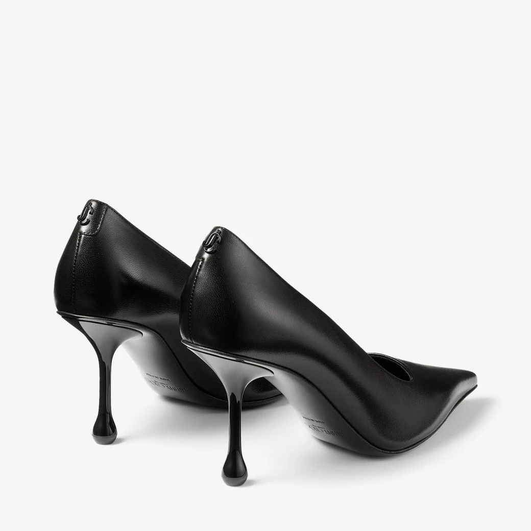 Jimmy Choo o1s22i1n1024 Nappa Leather Pumps in Black Size US 10 / IT 40 - 6 Thumbnail