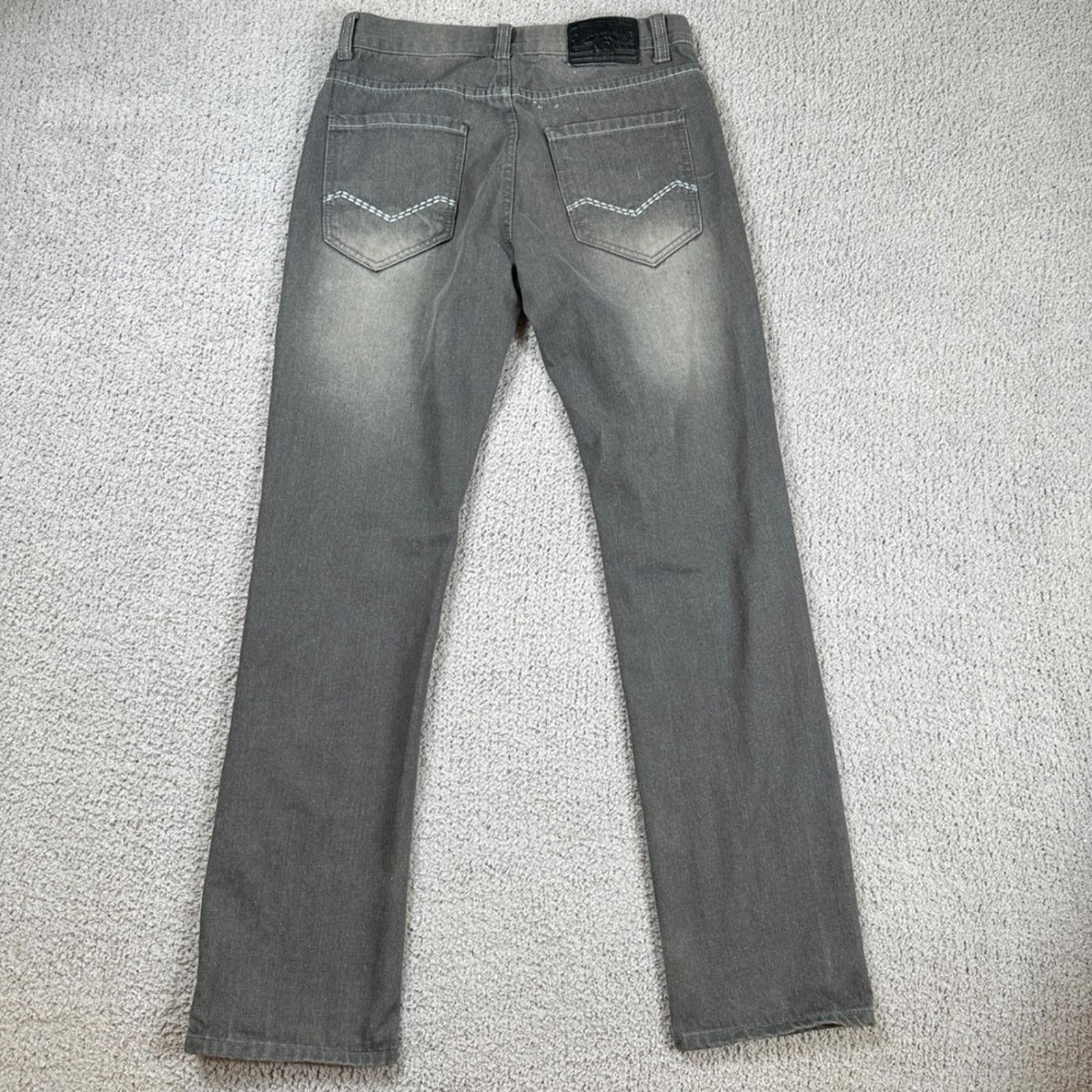 Southpole Y2K Southpole Mens Jeans 30x32 Grey Wash Straight Leg Denim Size US 30 / EU 46 - 4 Thumbnail