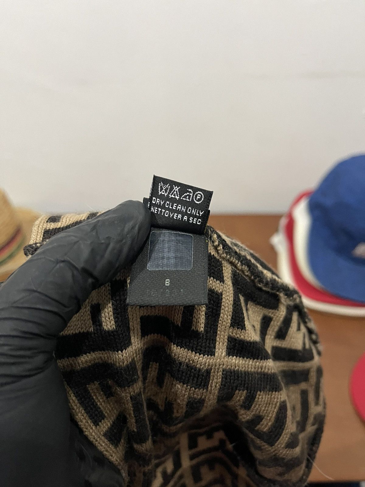 Fendi Beanie Fendi Brown Wool Hat Size ONE SIZE - 5 Thumbnail