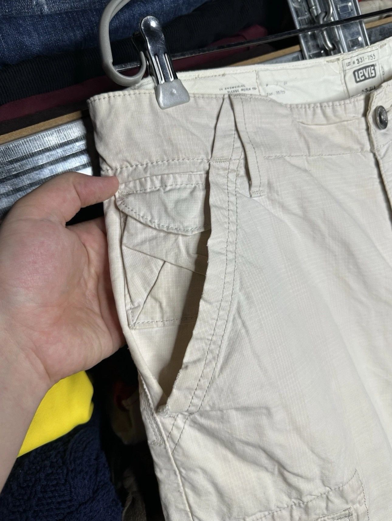 Levi's Levi’s Vintage TRASHED Cargo Aviation Shorts Size US 34 / EU 50 - 7 Thumbnail