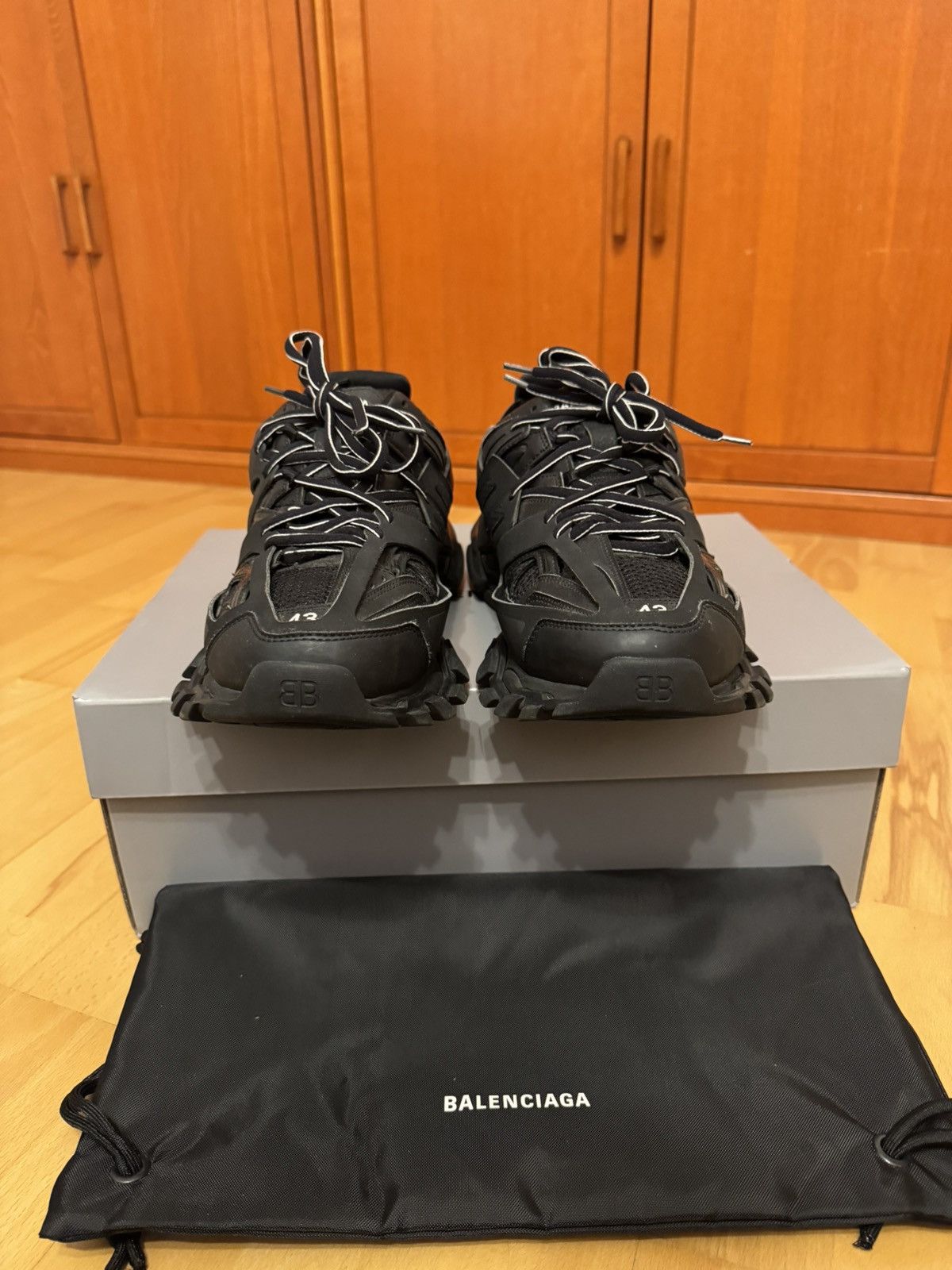 Balenciaga Balenciaga Track Triple Black Size US 10 / EU 43 - 6 Thumbnail