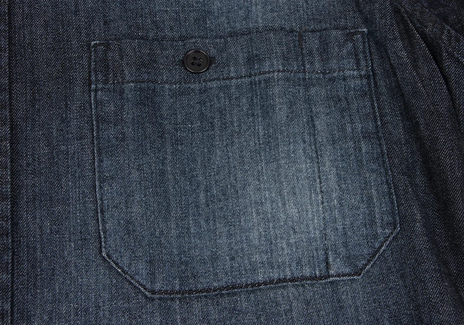 Yohji Yamamoto Yohji Jeans × EDWIN Cotton Epaulet Denim Shirt Indigo Size US S / EU 44-46 / 1 - 5 Thumbnail