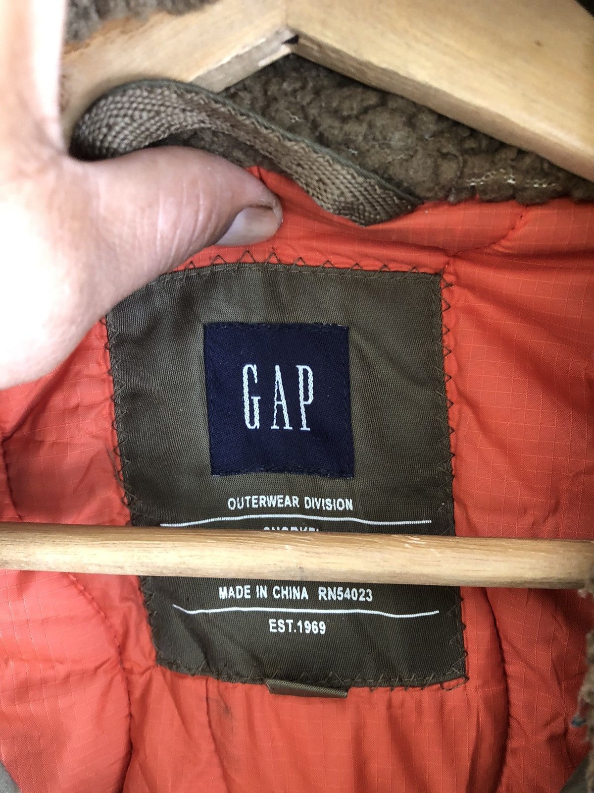 Gap × Japanese Brand × Vintage Vintage Y2K Gap Bomber Jacket Hoodie Size US M / EU 48-50 / 2 - 4 Thumbnail