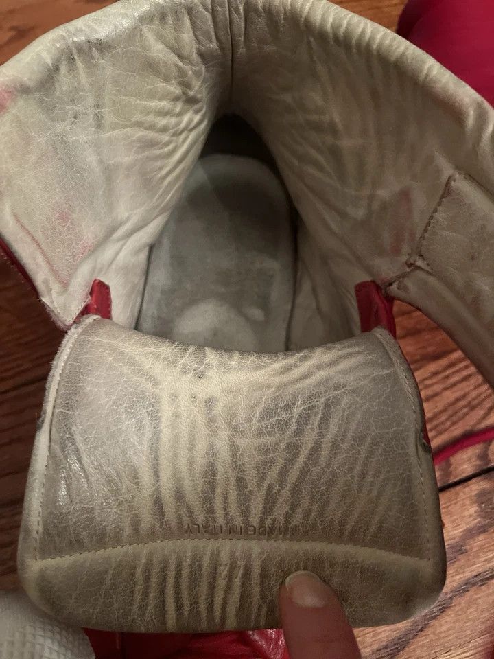 Maison Margiela Maison Margiela Future Red Leather High Top 9 42 Sneakers Size US 9 / EU 42 - 5 Thumbnail
