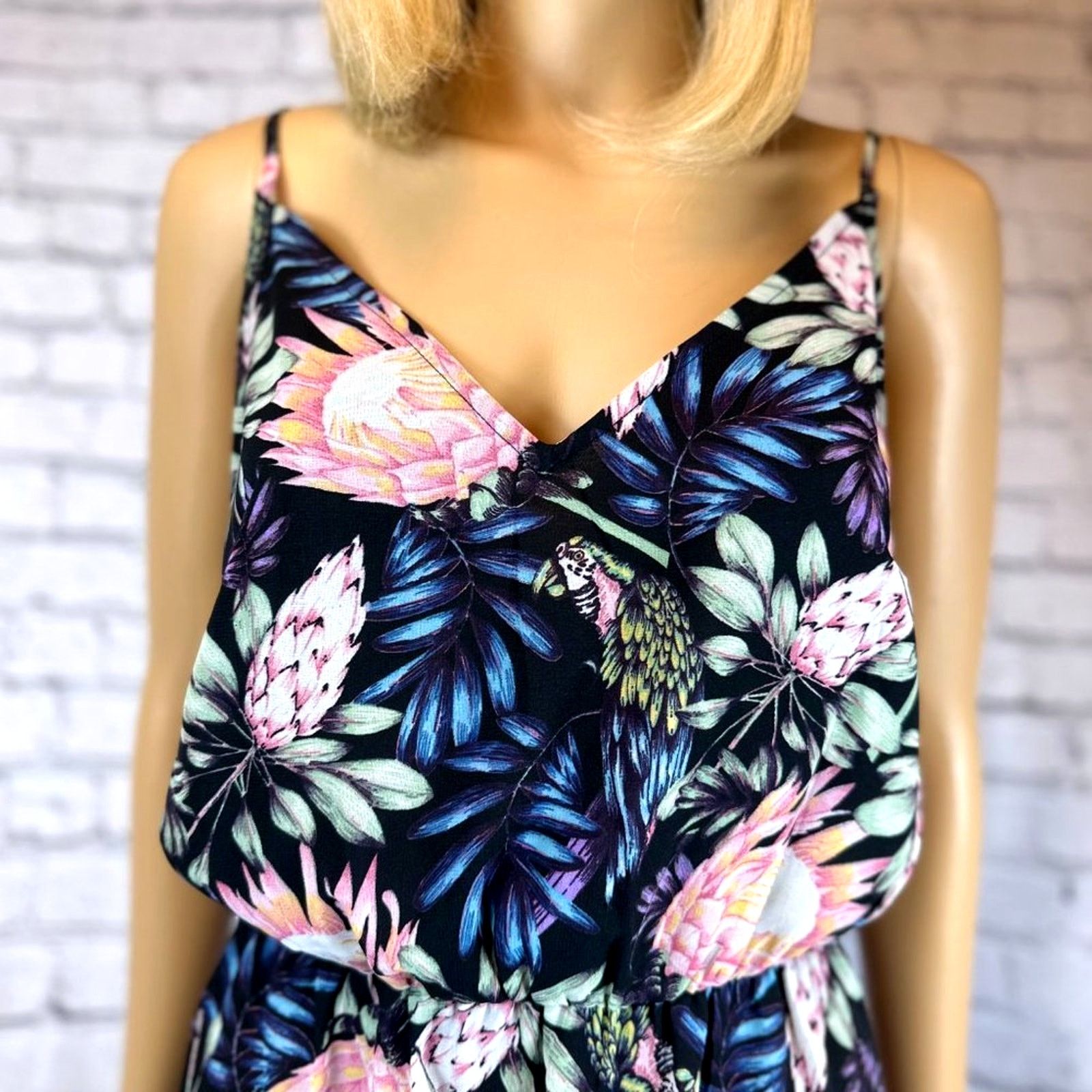 H&M H & M Divided Floral Maxi Dress - 12 Size XL / US 12-14 / IT 48-50 - 6 Thumbnail
