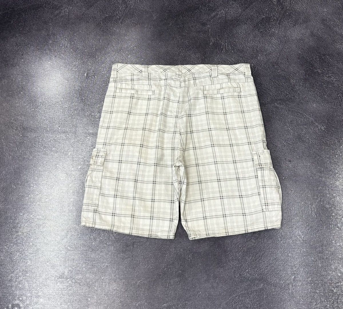 Wrangler Vintage Wrangler USA Military Style Check Baggy Cargo Shorts Size US 38 / EU 54 - 2 Thumbnail