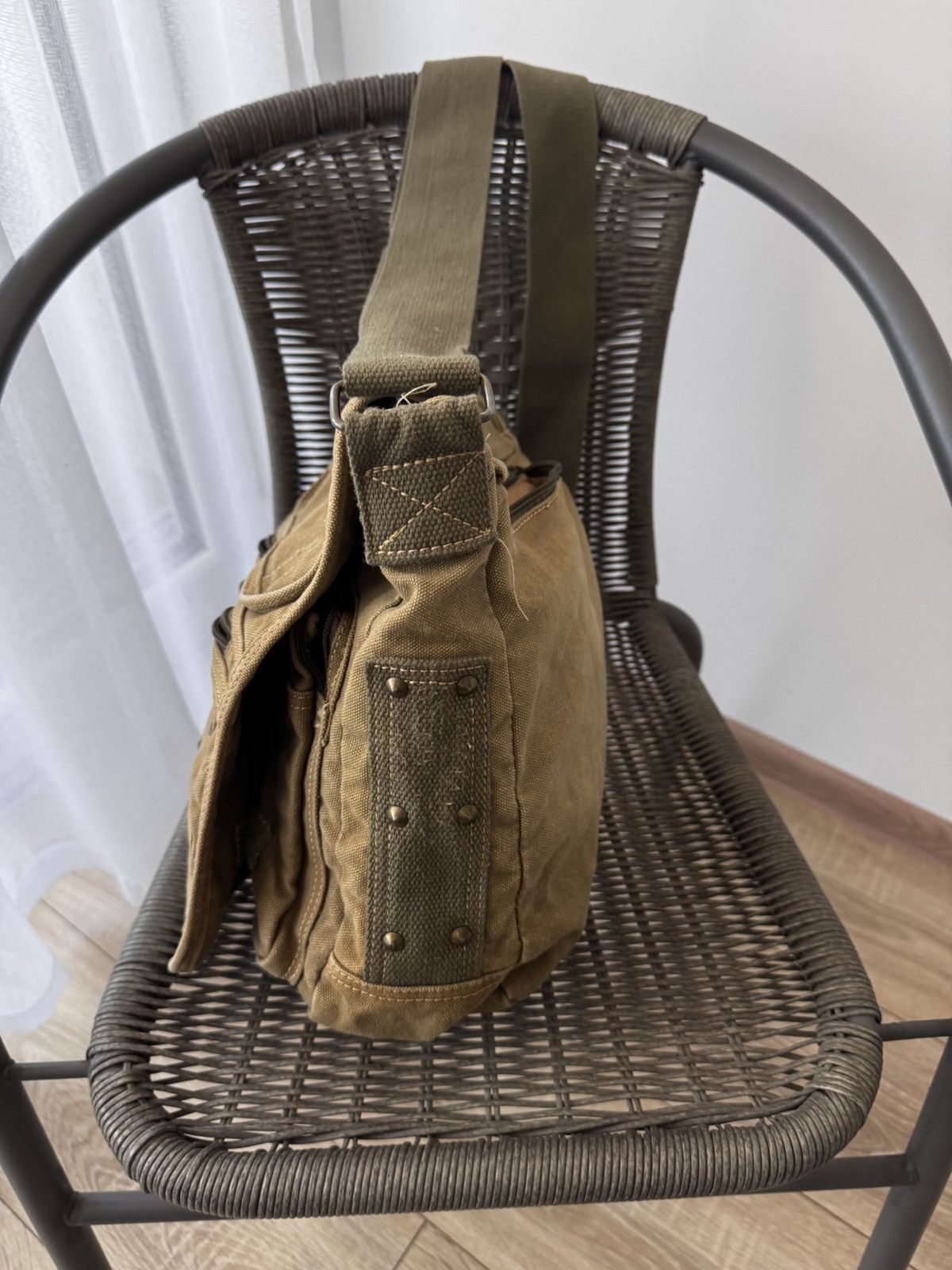 Diesel Vintage Diesel Spare Parts Military Beige Crossbody Bag Size ONE SIZE - 5 Thumbnail