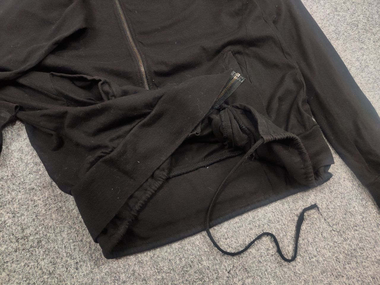 Allsaints Allsaints Spitalfields Vintage Bone L/S Zip up Black Hoodie Size US S / EU 44-46 / 1 - 9 Thumbnail