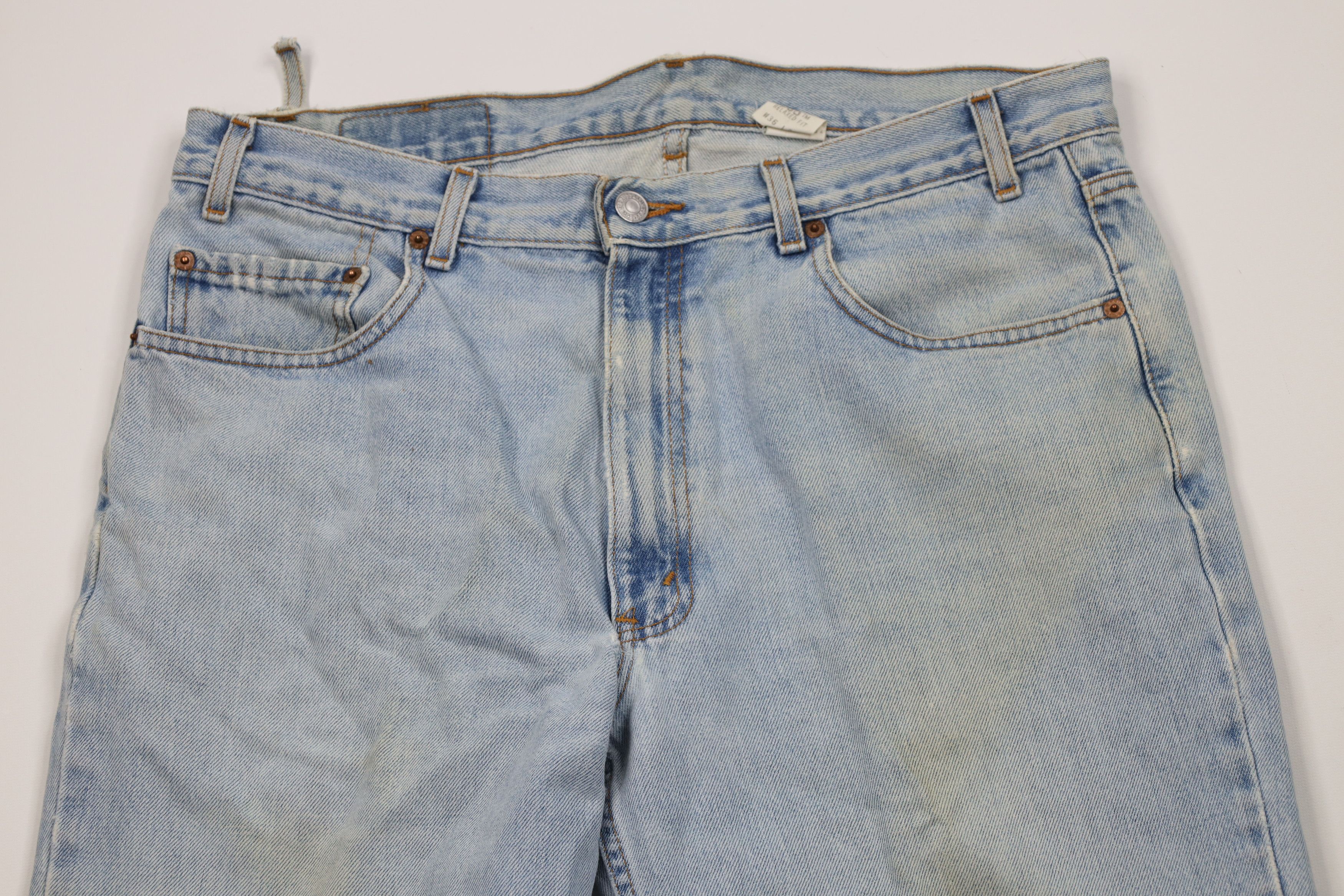 Levi's Vintage Y2K 2000 Levis 550 Relaxed Fit Denim Jeans Blue Size US 36 / EU 52 - 2 Thumbnail