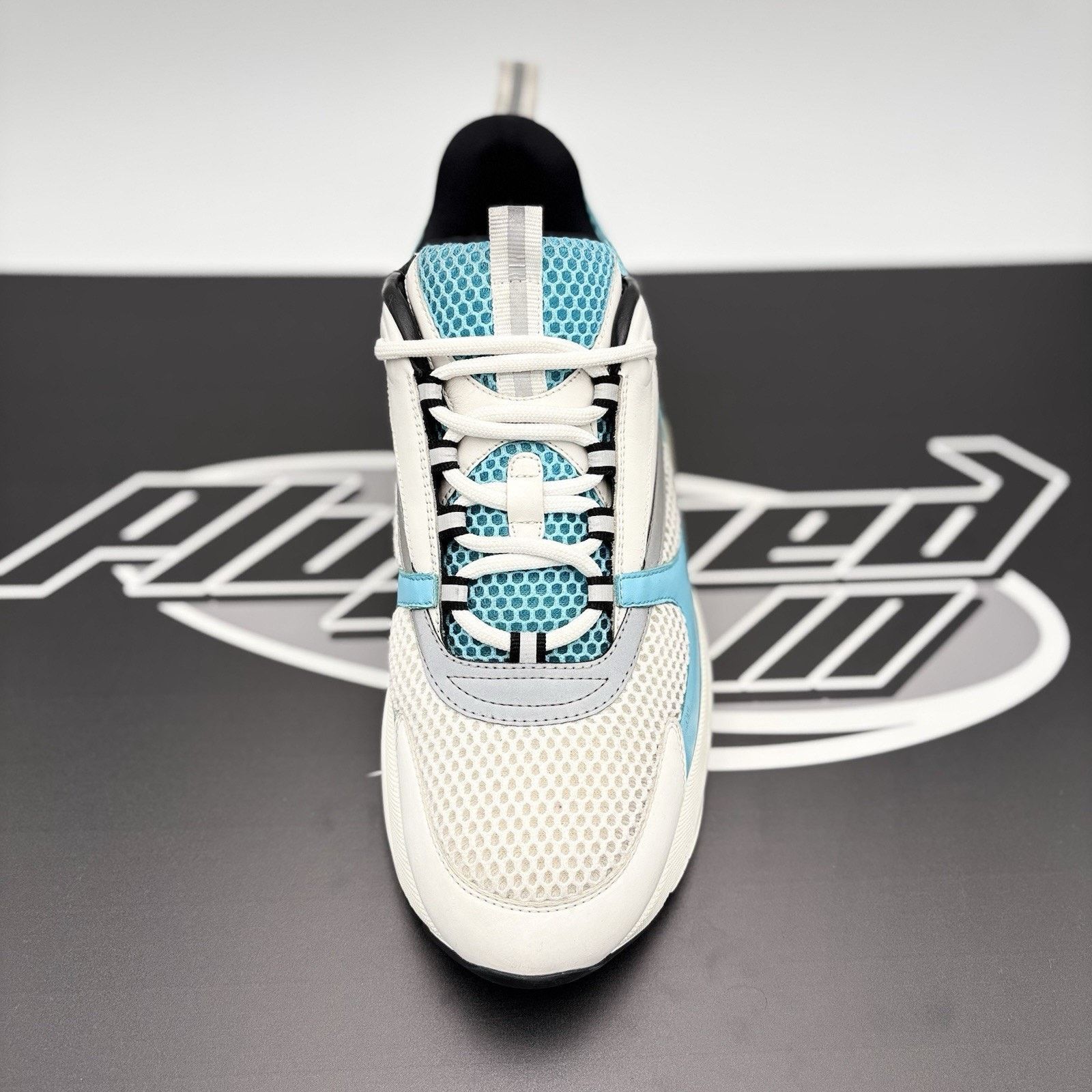 Dior Dior B22 ‘ White Blue ’ | GREAT CONDITION! Size US 12 / EU 45 - 15 Thumbnail