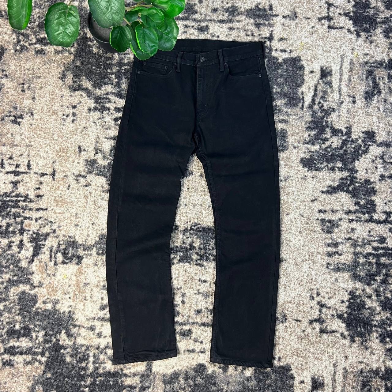 Levi's 513 Levis Vintage Y2K Black Denim Jeans Streetwear Style Size US 32 / EU 48 - 2 Thumbnail
