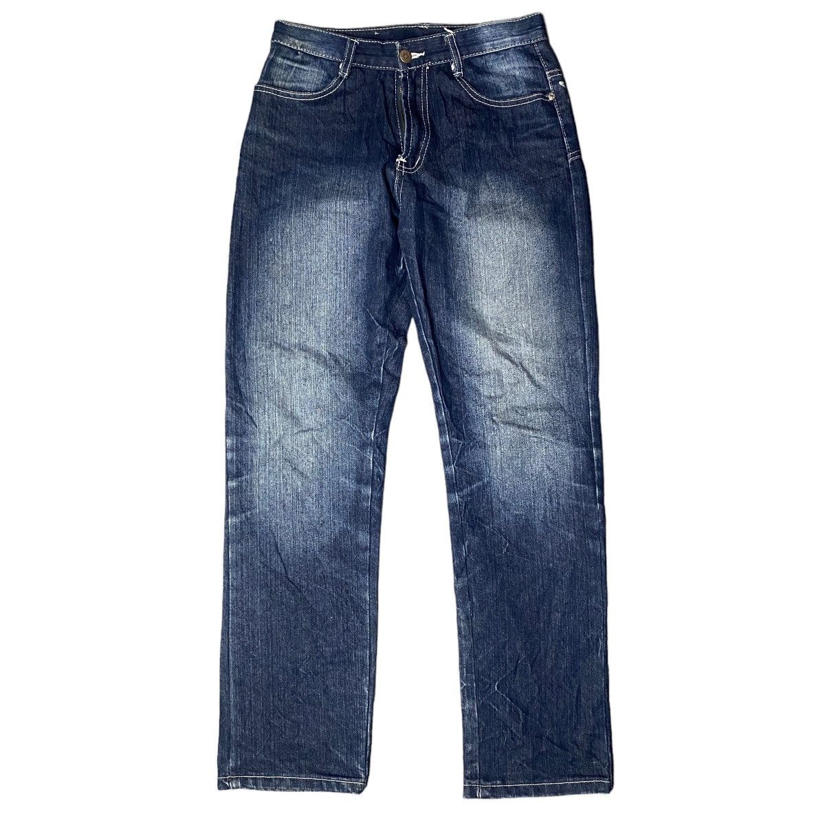 If Six Was Nine Flared Jeans Washed Skull Laced Japanese Size US 27 - 7 Thumbnail