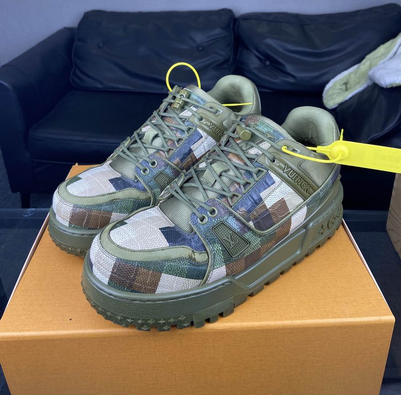 Louis Vuitton Louis Vuitton Trainer Maxi Low Top Sneakers 0079 Size US 9.5 / EU 42-43 - 1 Thumbnail