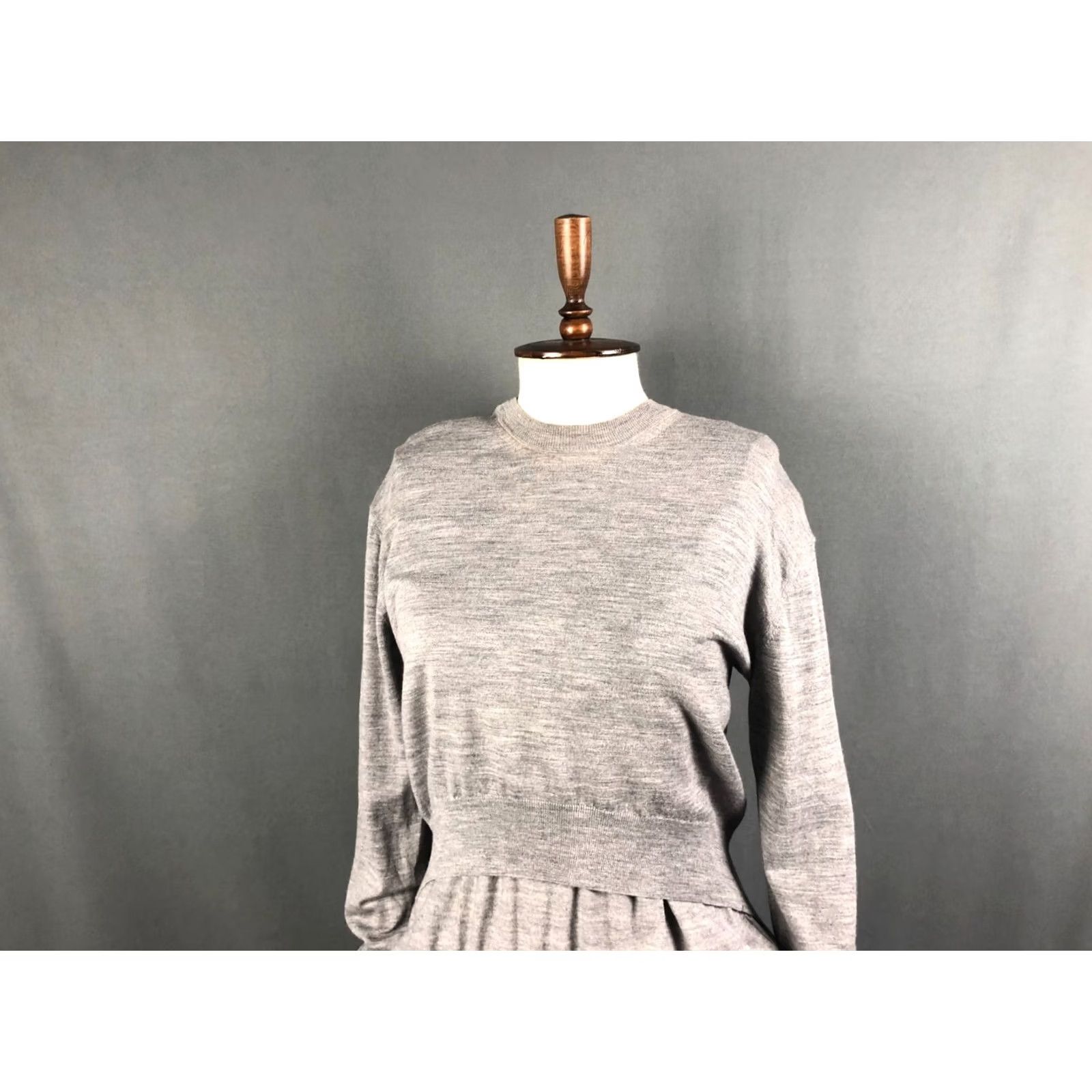 Alexander Wang Alexander Wang Pullover Sweater Women Gray S Merino Wool Layered Size S / US 4 / IT 40 - 5 Thumbnail