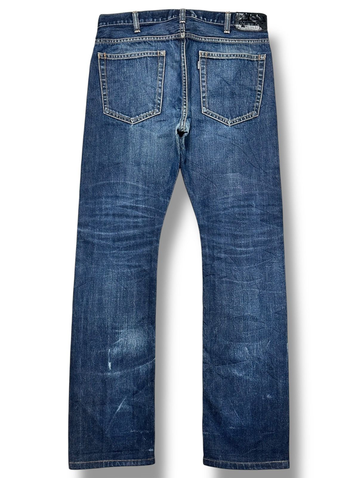 JACKROSE JACKROSE Vintage Y2K With Selvedge Straight Cut & Faded Wash Size US 33 - 3 Thumbnail