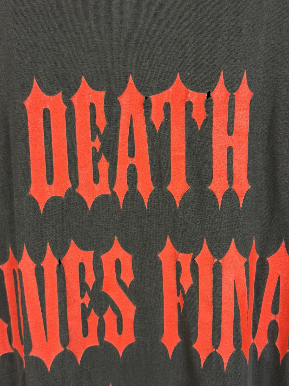 Band Tees Slayer 1995 Death Loves Final Embrace Thrash Metal T-Shirt Size US XL / EU 56 / 4 - 8 Thumbnail