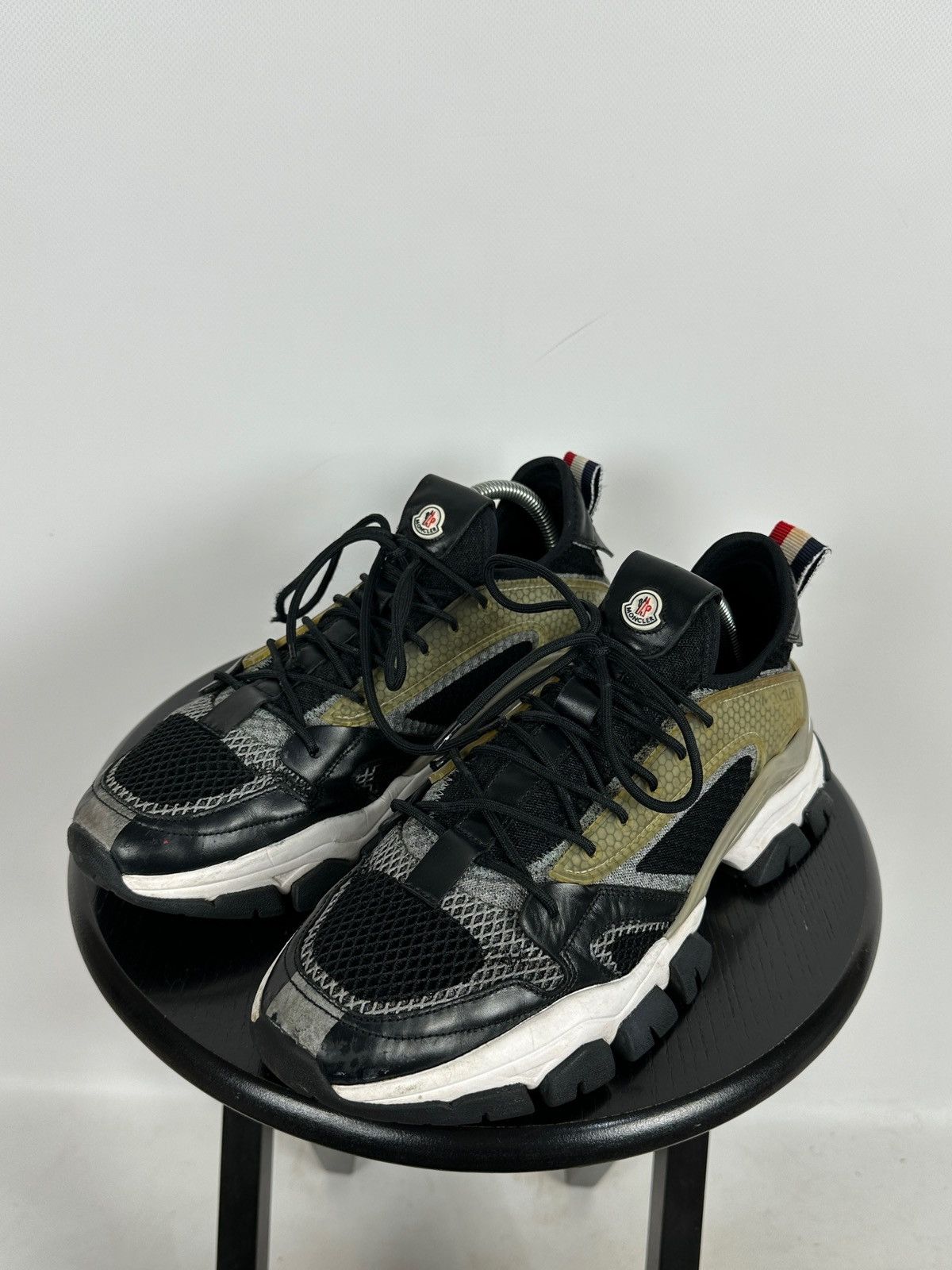 Moncler Moncler Trevor Scarpa Leather Low Top Sneakers Size US 9.5 / EU 42-43 - 1 Thumbnail