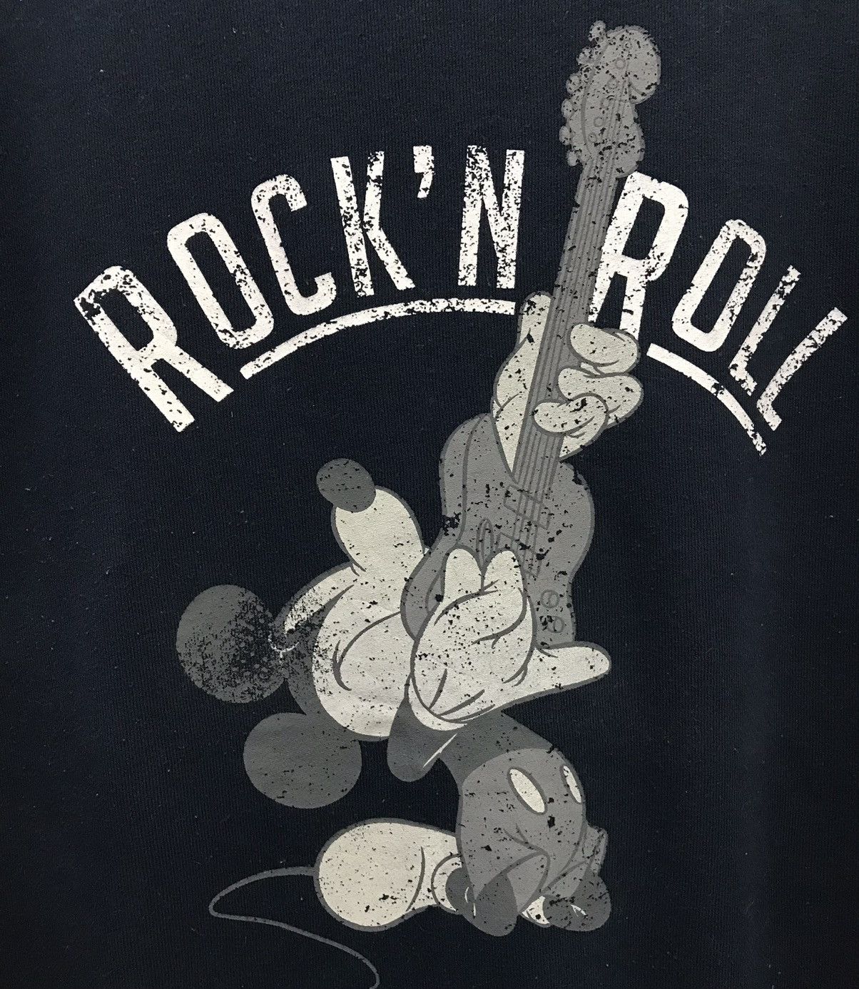 Disney × Mickey Mouse × Vintage Vintage Disney Mickey Mouse Rock’n Roll Sweatshirt Size US XL / EU 56 / 4 - 3 Thumbnail