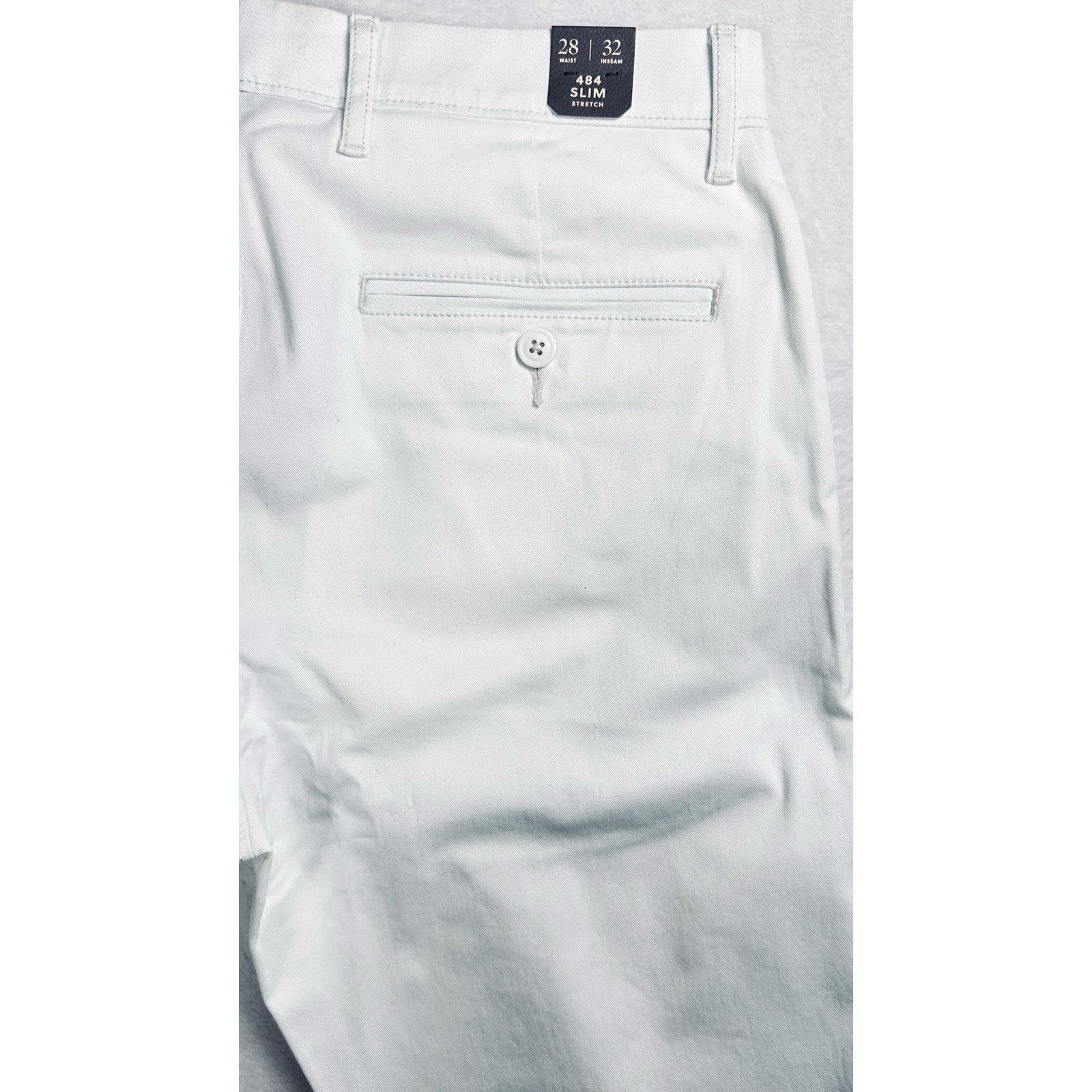 J.Crew J.Crew Mens 484 Slim-fit Stretch Chino White Pant 28/32 Size US 28 / EU 44 - 11 Thumbnail