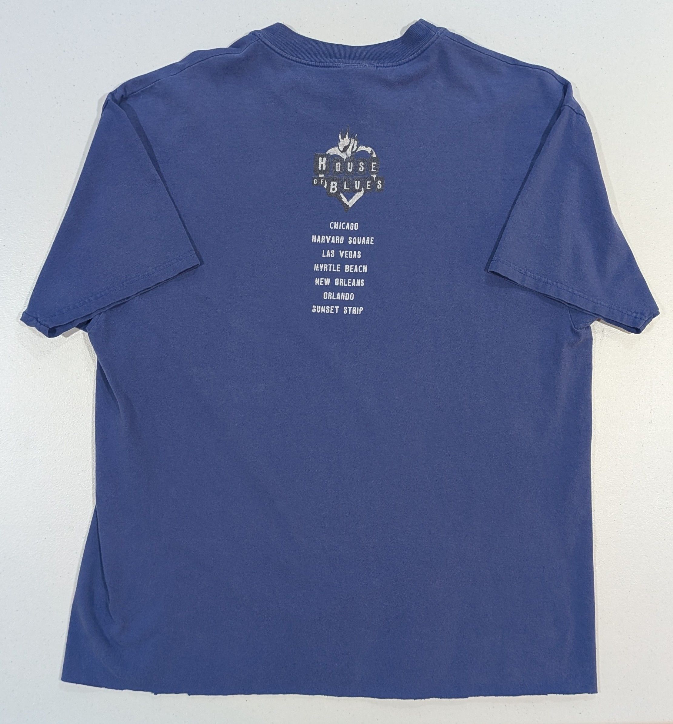 Other Vintage 90s House of Blues Devil Fishing Tee Size US XL / EU 56 / 4 - 4 Thumbnail