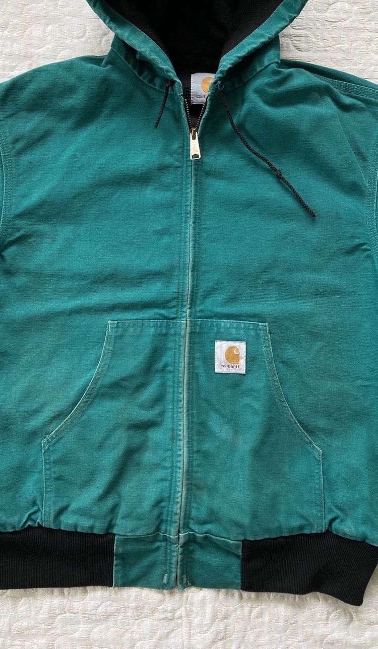 Carhartt Vintage 90s Carhartt Duck Canvas Hooded Jacket Size US M / EU 48-50 / 2 - 5 Thumbnail