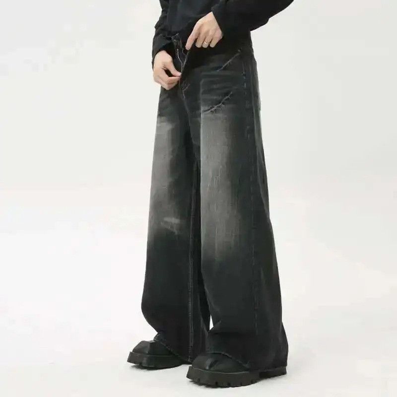Jean Vintage Washed Wide Leg Streetwear Jeans Size US 32 / EU 48 - 6 Thumbnail