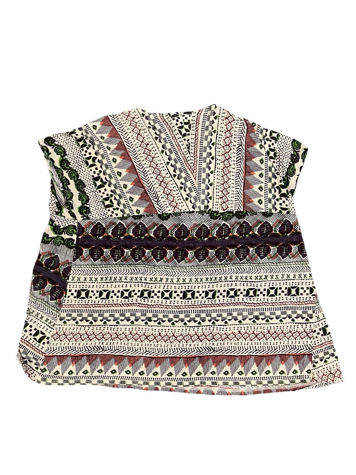 Issey Miyake Issey Miyake Plantation Aztec Abstact T Shirt Size L / US 10 / IT 46 - 2 Thumbnail