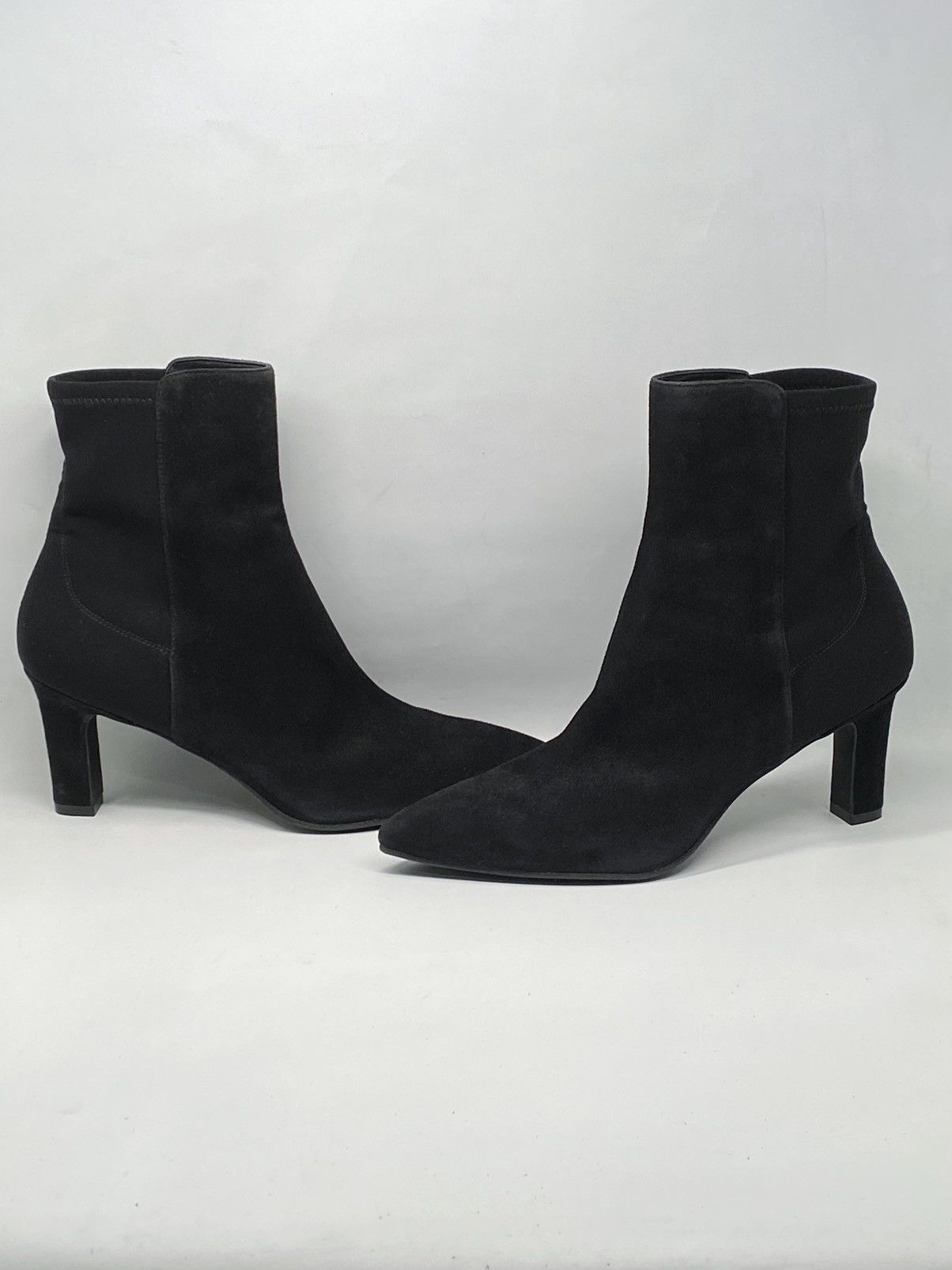 Stuart Weitzman Stuart Weitzman Lauri Point-Toe Suede Booties size 7.5 Size US 7.5 / IT 37.5 - 8 Thumbnail
