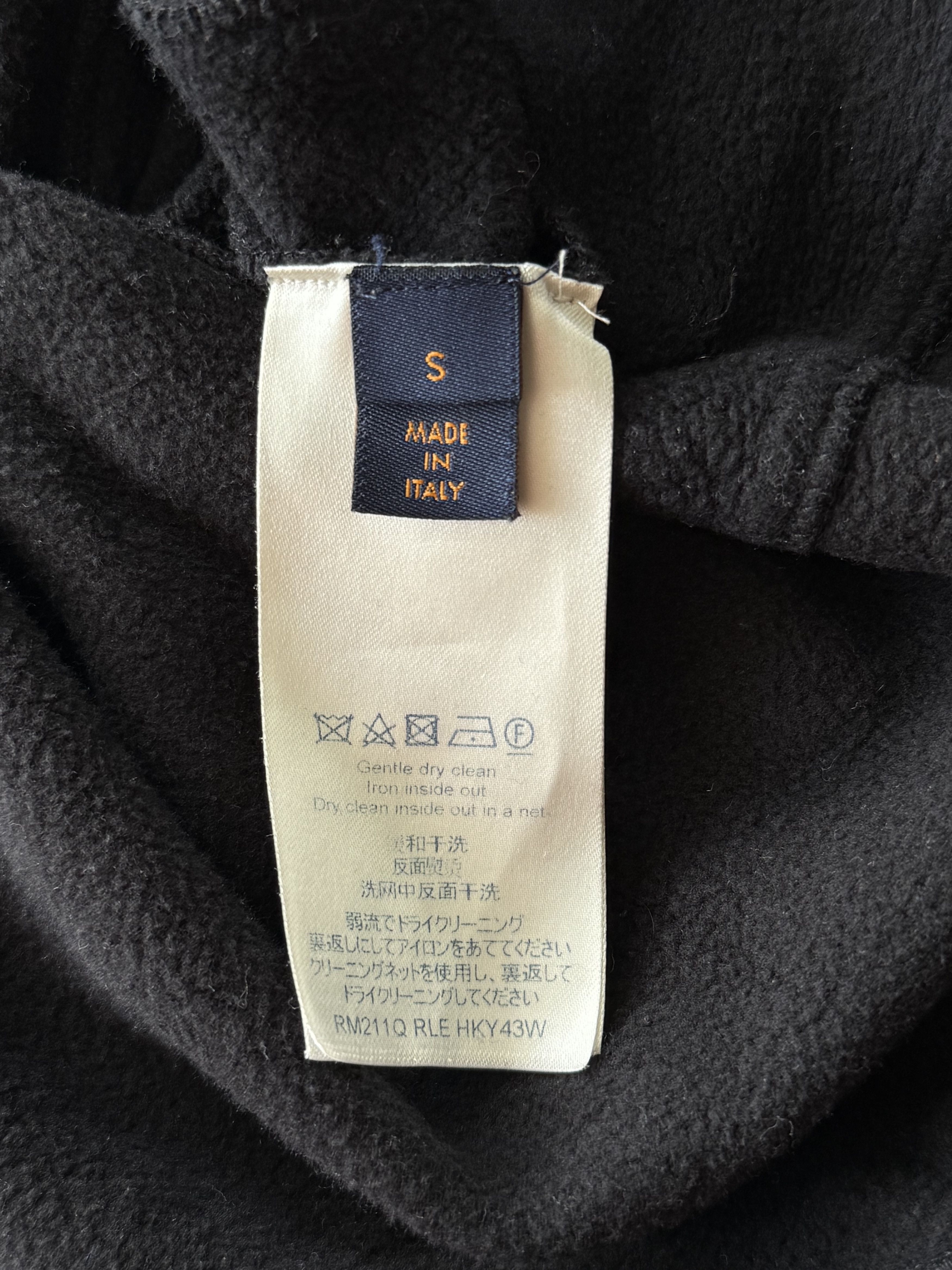 Louis Vuitton Louis Vuitton Black Circle Cut Monogram Hoodie Size US S / EU 44-46 / 1 - 4 Thumbnail