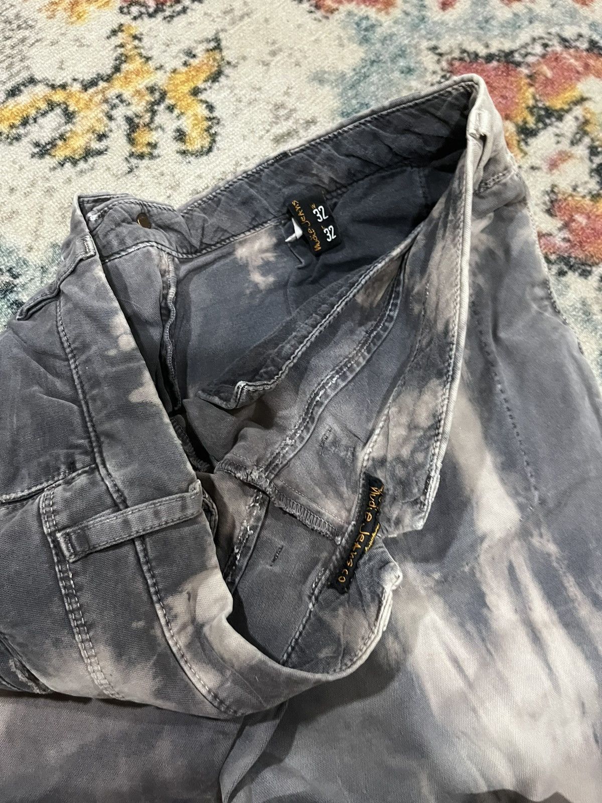Nudie Jeans bleached custom nudie Size US 32 / EU 48 - 9 Thumbnail