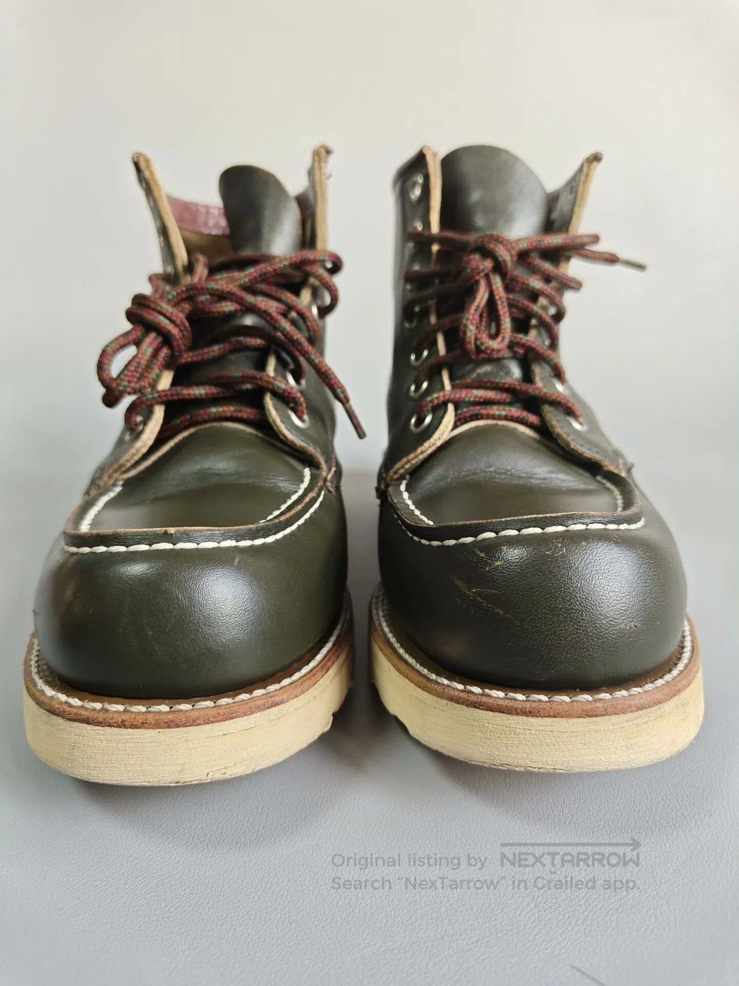 Red Wing Red Wing 8180 Green Work Boot. Size US 5 / EU 37 - 4 Thumbnail
